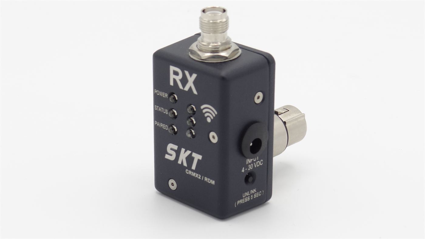 SKT RX — Single-universe wireless DMX/RDM receiver — classic CRMX by SKT Inc. (photo 1 of 6)