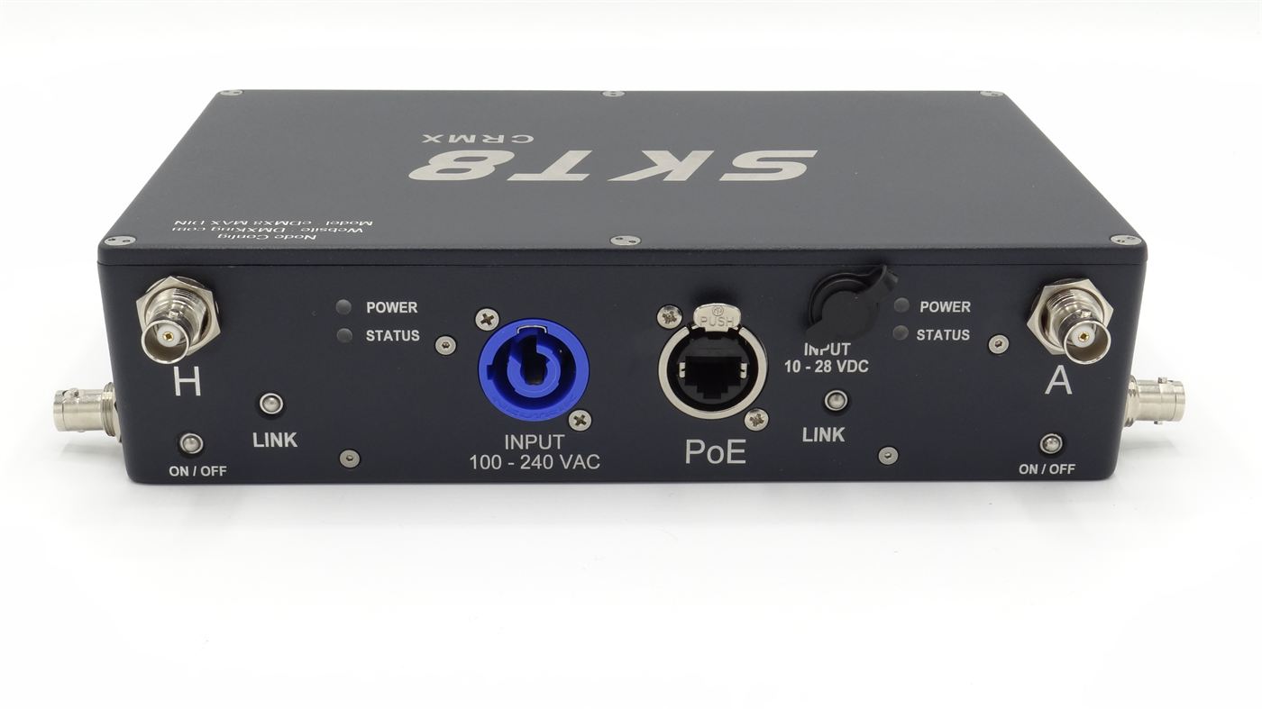 SKT8 Transmitter — 8-universe CRMX transmitter with sACN / Art-Net node by SKT Inc. (photo 1 of 9)